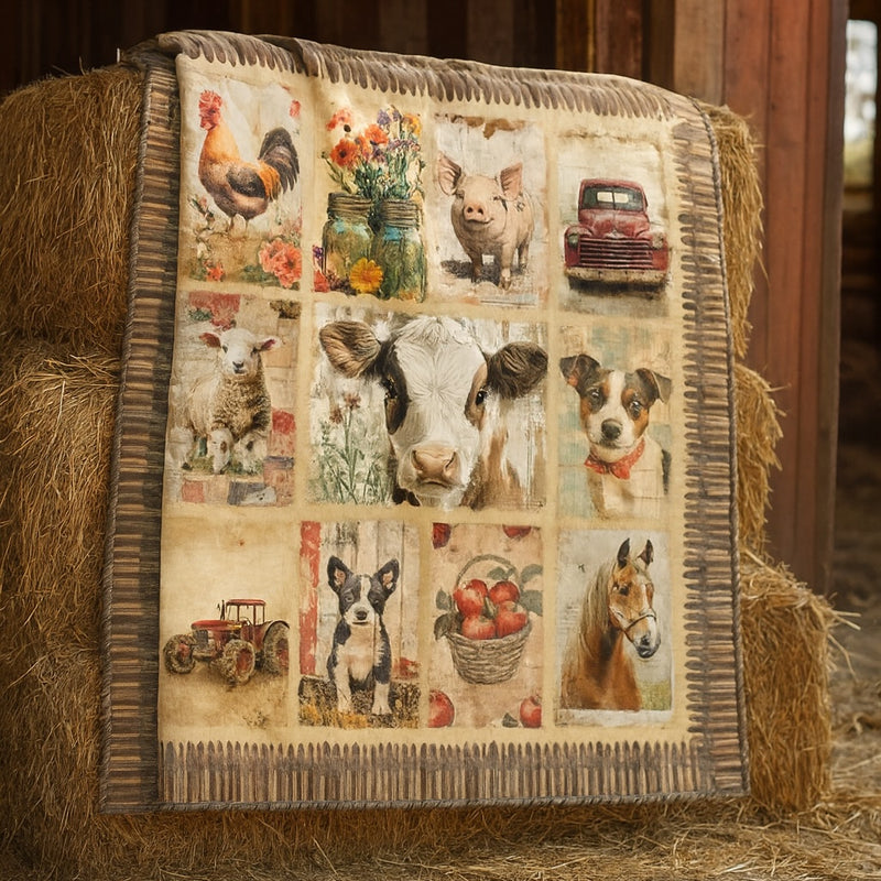 Coops Farm Vintage Full Panel - DV6797