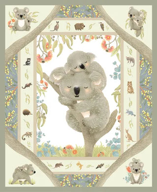 Jen Digital Art Cot Panel - Koala