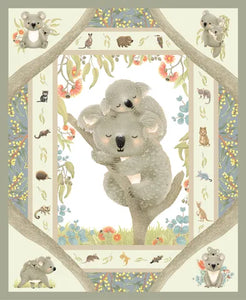 Jen Digital Art Cot Panel - Koala