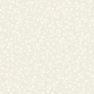 Jen Digital Art - Cream Floral 108