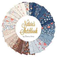 Natures Sketchbook - Fat Quarter Bundle – 33 pieces