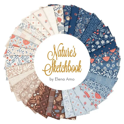 Natures Sketchbook - Fat Quarter Bundle – 33 pieces