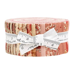 Le Jardin Rouge - 2.5 inch Jelly Roll - 40 pieces