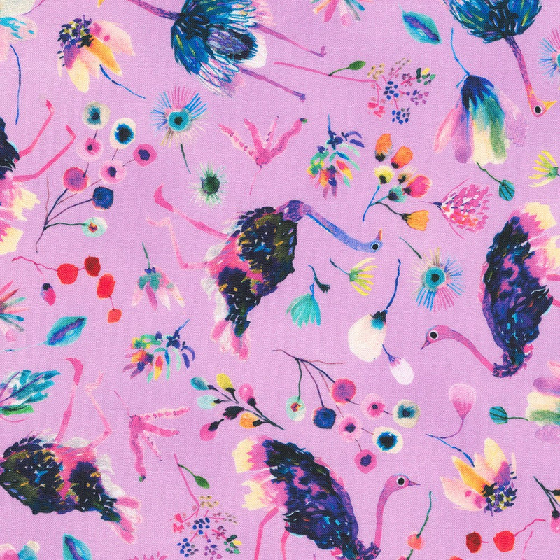 Flora & Fun - Ostriches on Thistle