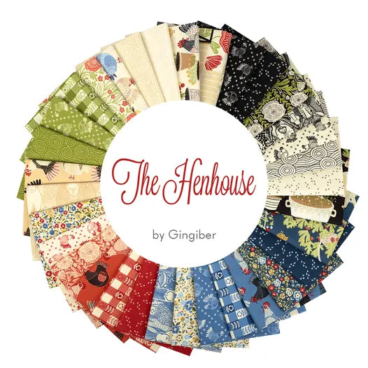 The Henhouse - Fat Quarter Bundle – 32 pieces + Panel