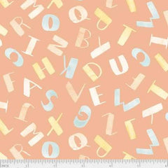 Bunny Love - Alphabet Apricot