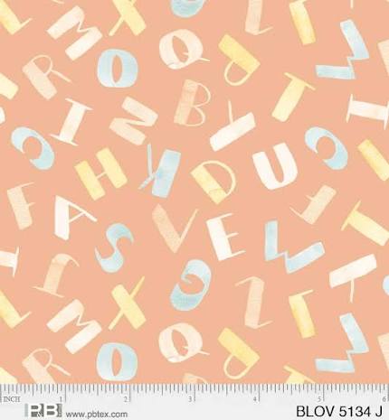 Bunny Love - Alphabet Apricot