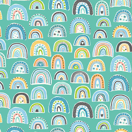 In the Jungle - Rainbows - Blue