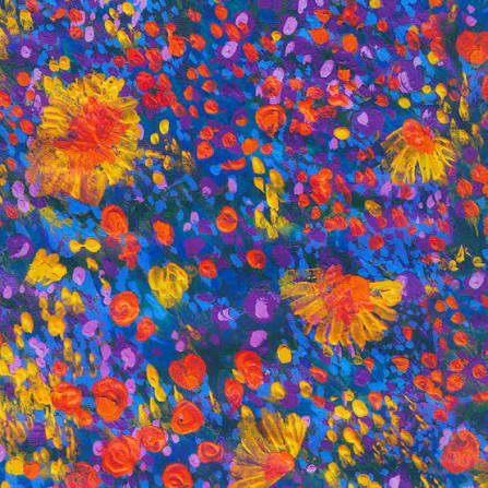 Painterly Petals - Meadow Nature