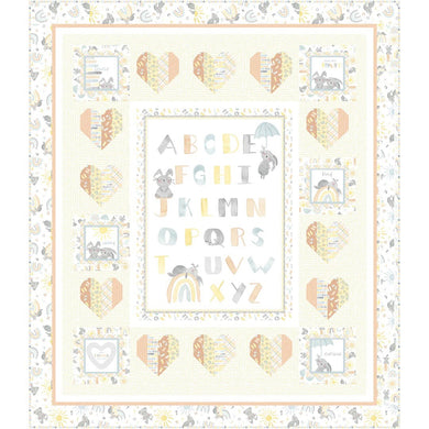 Bunny Love Quilt Kit 2 - Peach Colourway