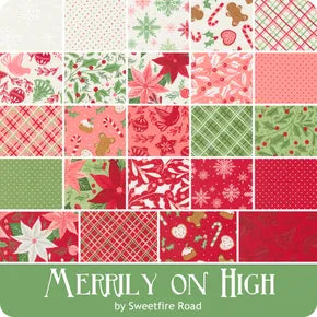 Merrily on High Fat Quarter Bundle - 24 pieces & panel