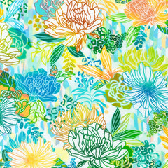 Midnight in the Jungle - Floral - Cream