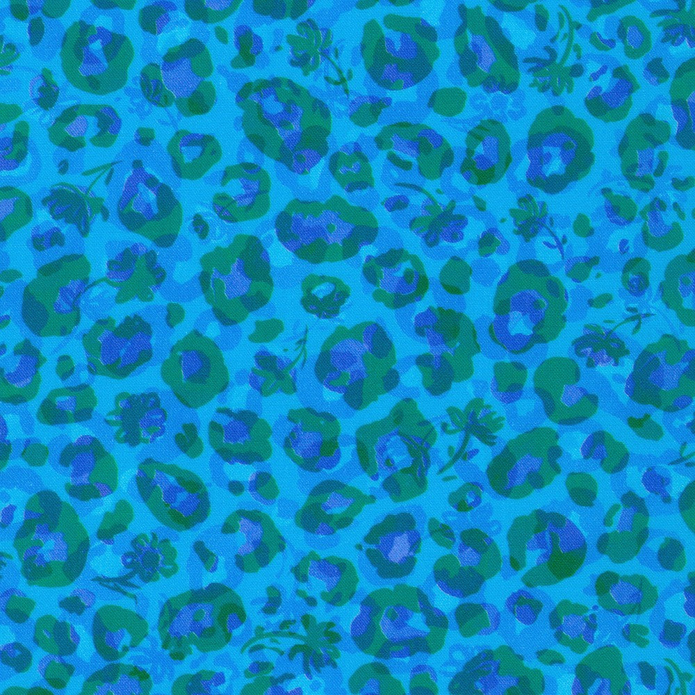 Midnight in the Jungle - Leopard Spots - Ocean