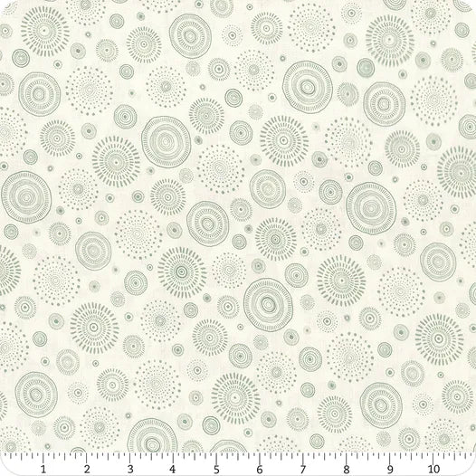 Mini Menagerie - Tossed Geo Wheels - Cream/Grey