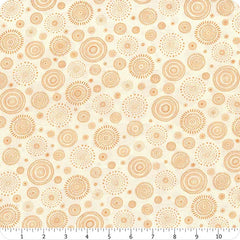 Mini Menagerie - Tossed Geo Wheels - Cream/Orange