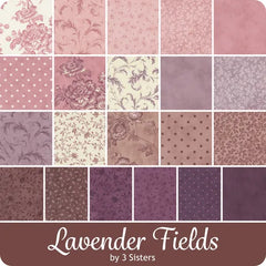 3 Sisters Lavender Fields - Charm Squares
