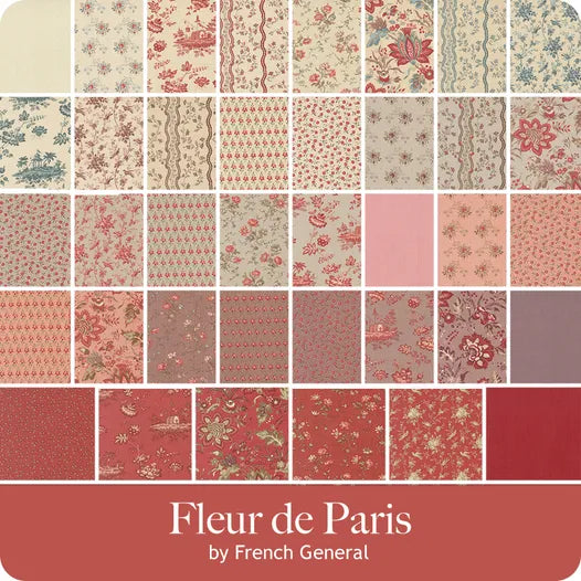Fleur De Paris - Fat Quarter Bundle – 38 pieces