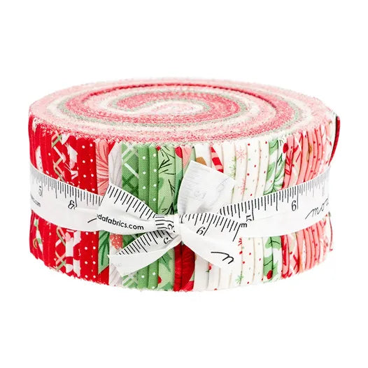 Merrily on High - 2.5 inch Jelly Roll - 40 pieces