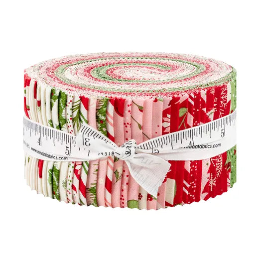 Once Upon a Christmas - 2.5 inch Jelly Roll - 40 pieces