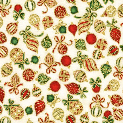 Holiday Charms - Ornaments Cream