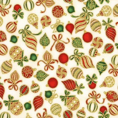Holiday Charms - Ornaments Cream
