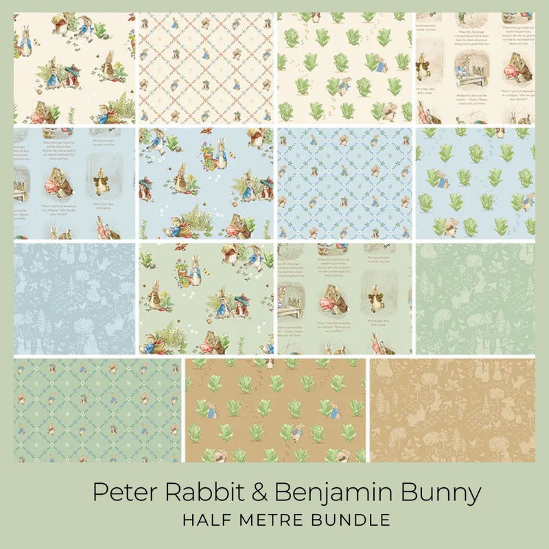 Peter Rabbit & Benjamin Bunny Half Metre Bundle
