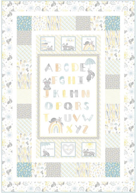 Bunny Love Quilt Kit 1 - Blue Colourway