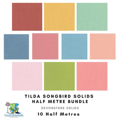 Tilda Songbird Solids - Half Metre Bundle