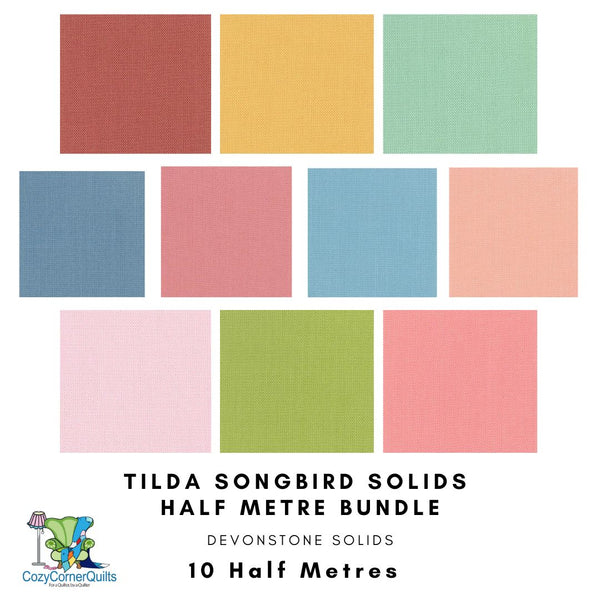 Tilda Songbird Solids - Half Metre Bundle