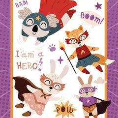 Super Girl Cot Panel