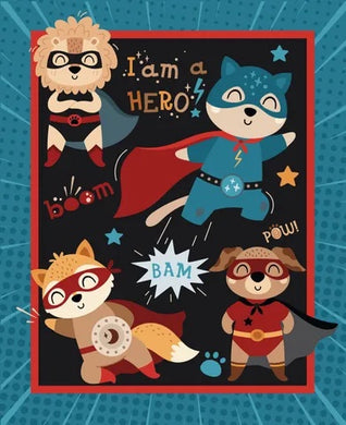 Super Hero Cot Panel