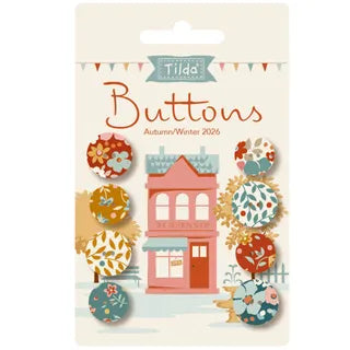 Tilda's Village Life Buttons - Autumn