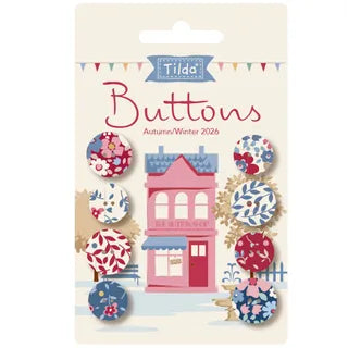 Tilda's Village Life Buttons - Winter