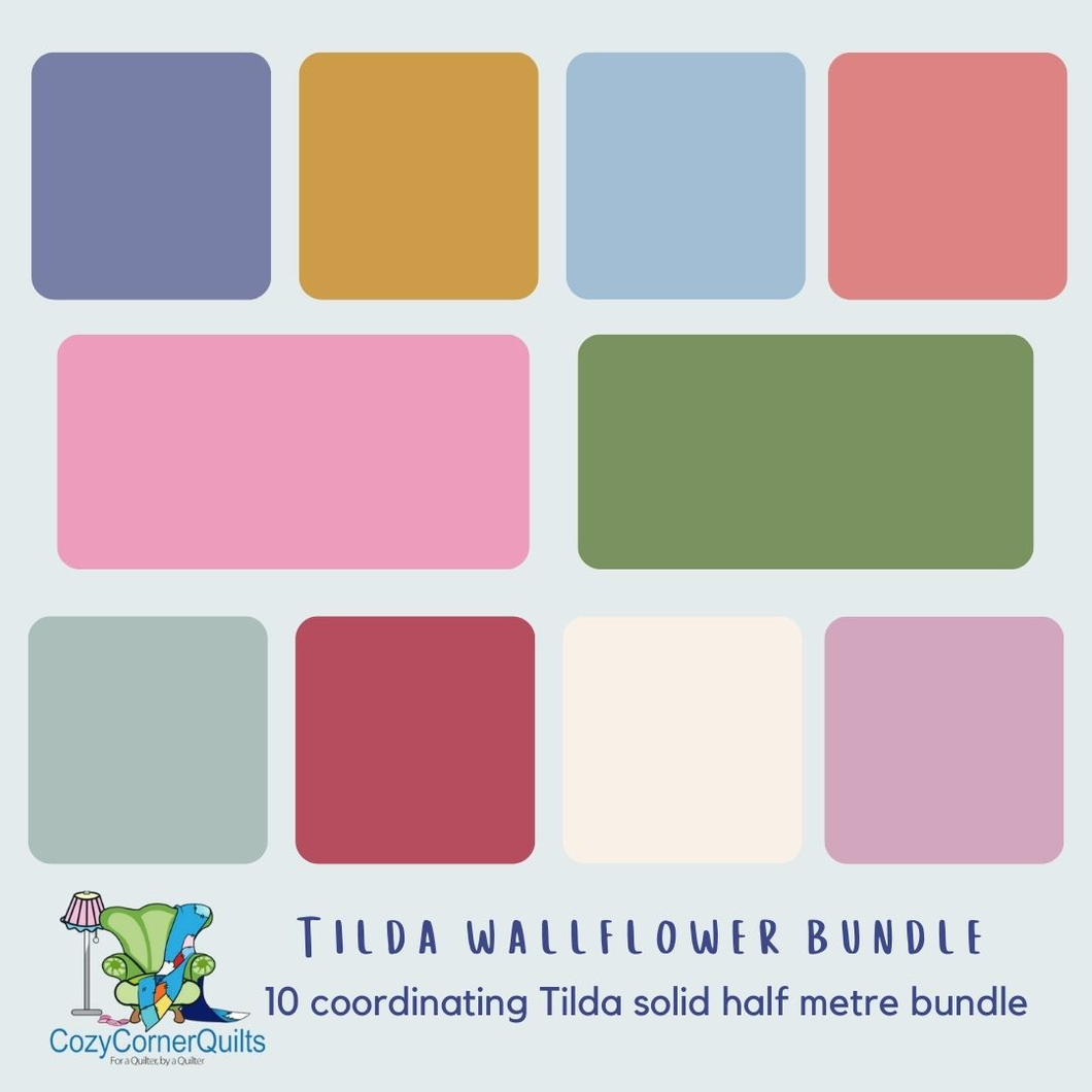 Wallflower Solids - Half Metre Bundle