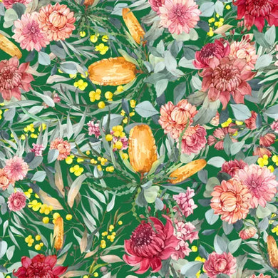 Bush Celebration - Wildflowers - Emerald
