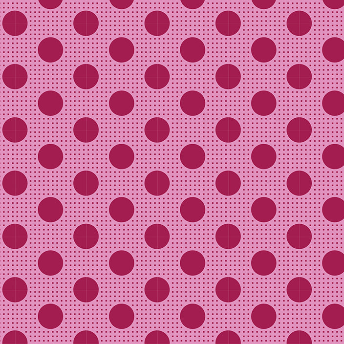 Tilda Dots - Maroon