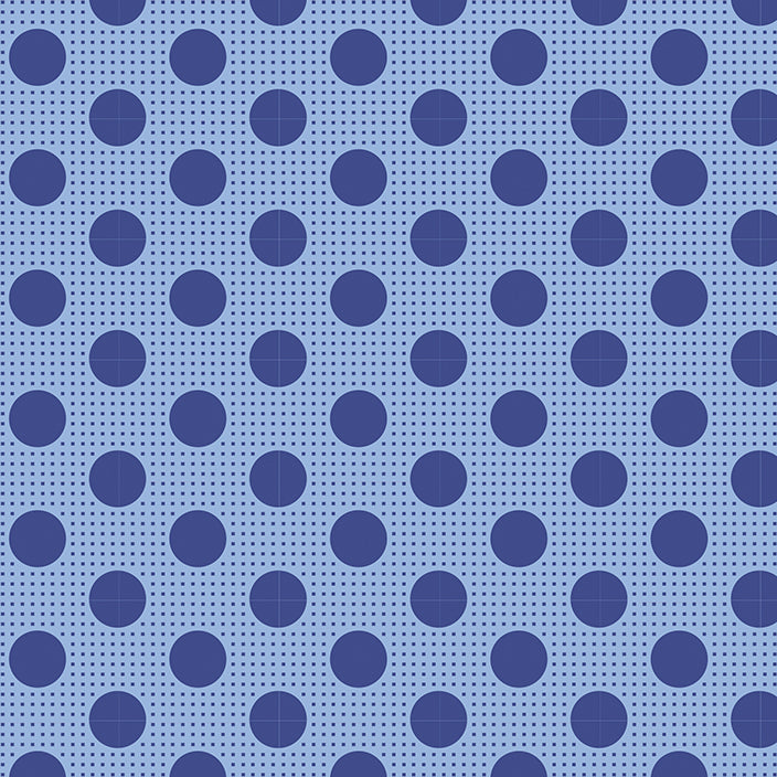 Tilda Dots - Denim Blue