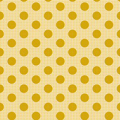 Tilda Dots - Flaxen Yellow