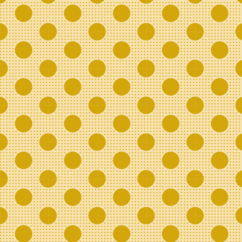 Tilda Dots - Flaxen Yellow