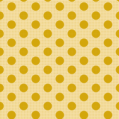 Tilda Dots - Flaxen Yellow