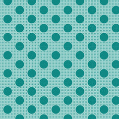 Tilda Dots - Dark Teal
