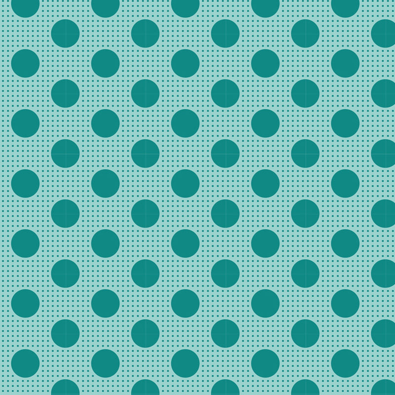 Tilda Dots - Dark Teal