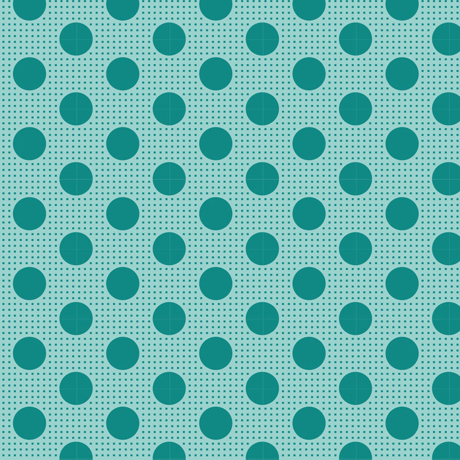Tilda Dots - Dark Teal