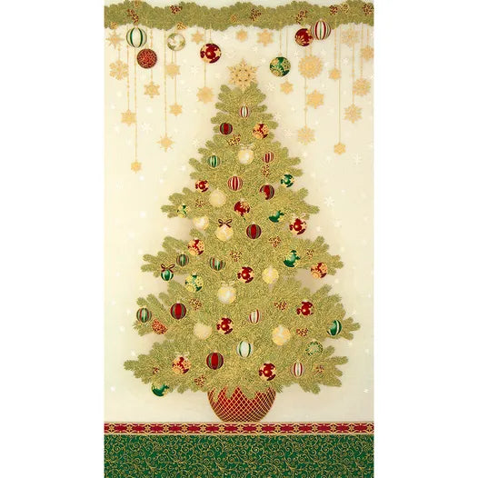 Holiday Flourish - Tree Panel