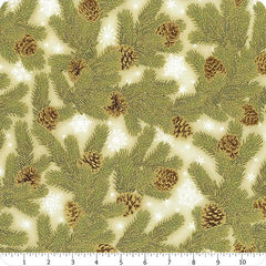 Holiday Flourish - Pinecone - Ivory