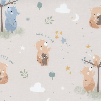 D is for Dream - Baby Bears - Grey