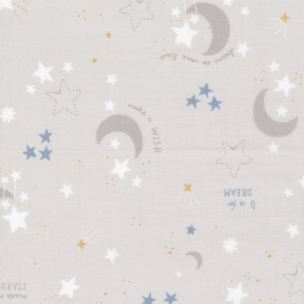 D is for Dream - Stardust Moons - Grey
