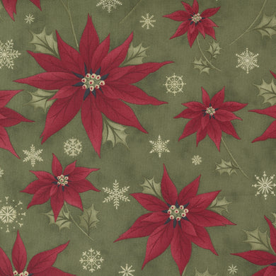 Poinsettia Plaza - Festive Floral - Holly