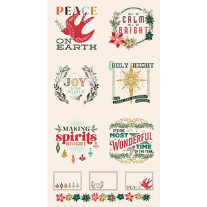 Cheer & Merriment - Fat Quarter Bundle – 29 pieces + panel