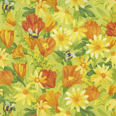 Wild Blossoms - Large Floral - Sunlit